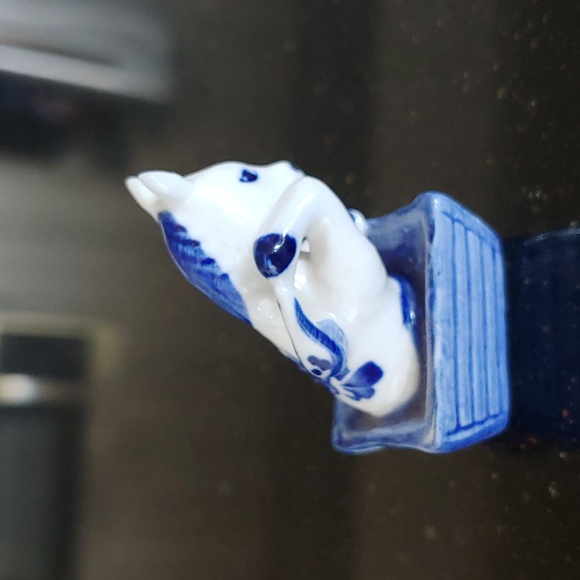 Set of 3 Delft-style figurines - Picture 3 of 7